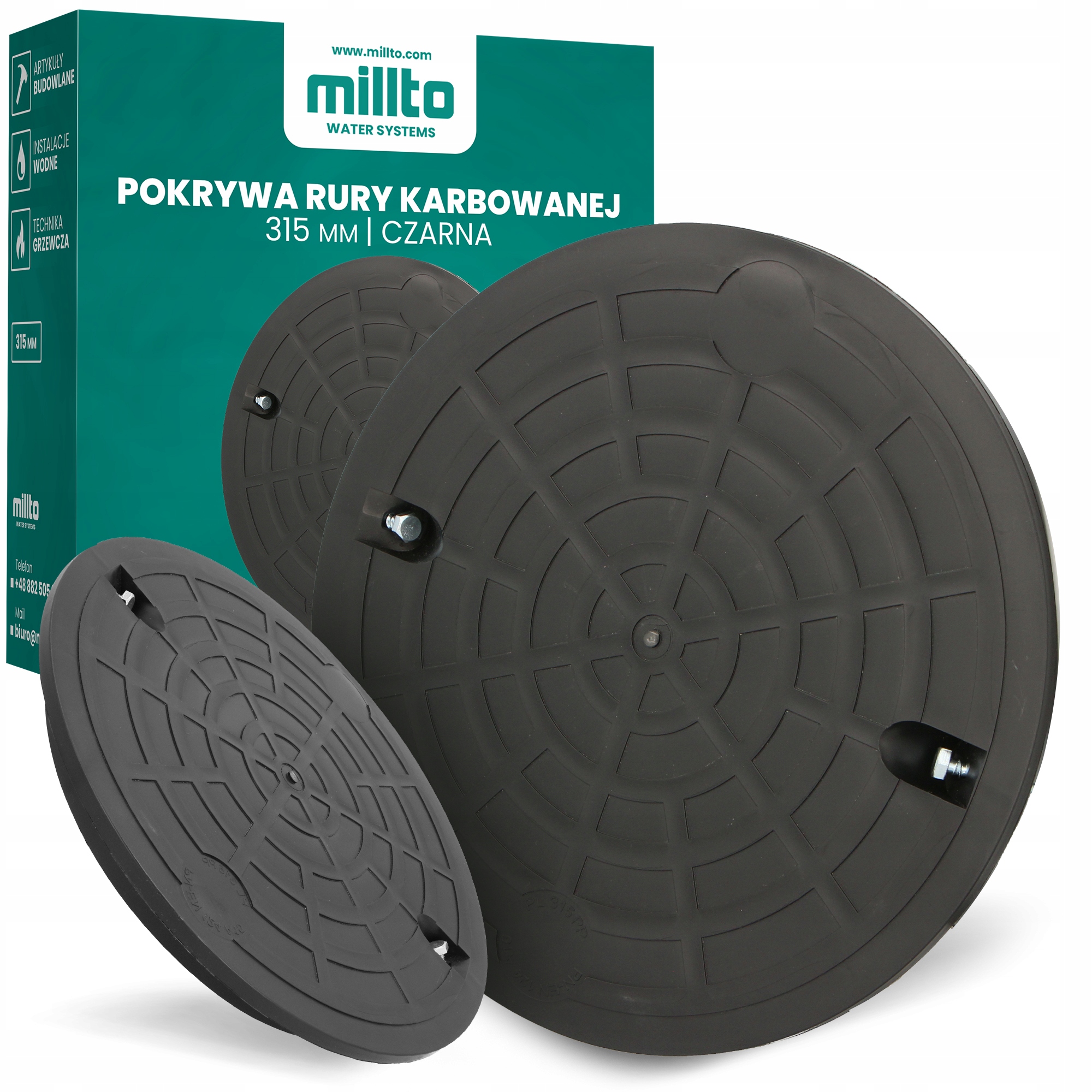 Kryt vlnitej rúry Millto ML020103001-V01 31,5 cm